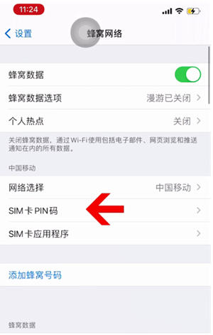 安次苹果14维修网分享如何给iPhone14的SIM卡设置密码 