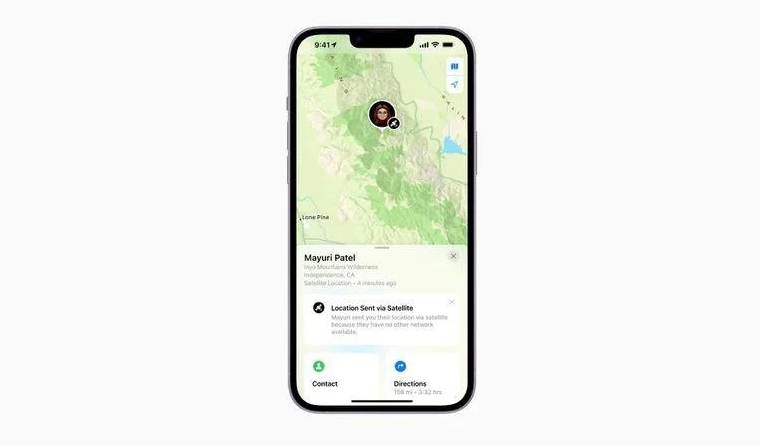 安次苹果14维修分享iPhone14系列中 FindMy功能通过卫星分享位置方法教程 