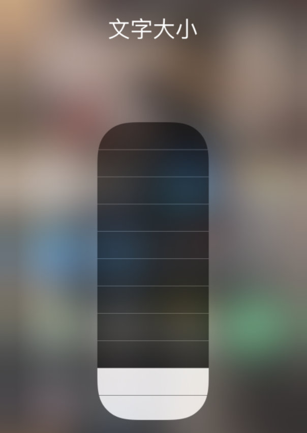 安次苹果手机维修分享小技巧：在 iPhone 控制中心快速调节字体大小 