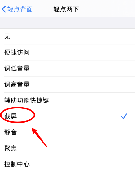 安次苹果手机维修分享iPhone12如何启用双击截屏 